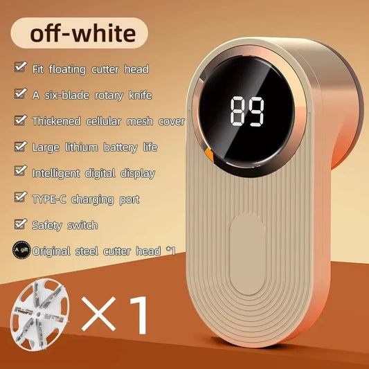 USB Rechargeable Lint Remover Fabric Shaver for Clothing LED Digital Electric Fluff Pellets Fuzz Remover Sweater Dropshipping